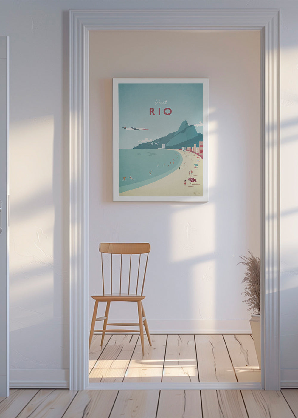 Plakat podróżniczy: Rio plaża
