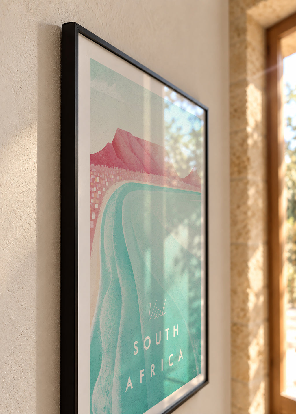 South Africa - Framed poster detail