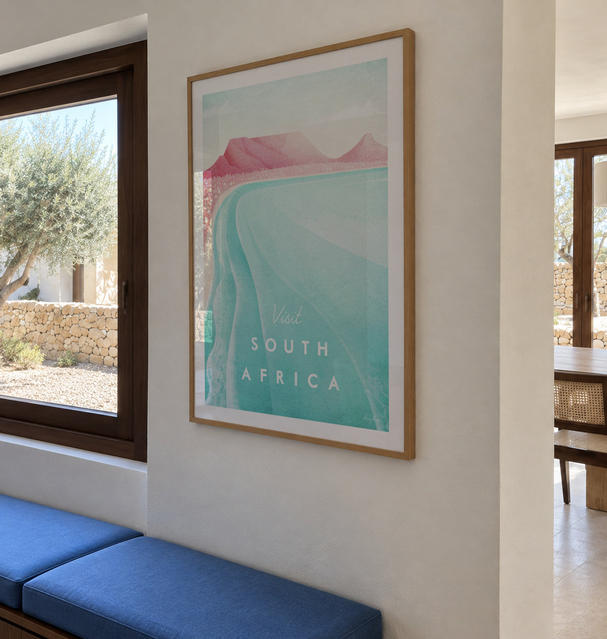 South Africa - Framed poster in an interior