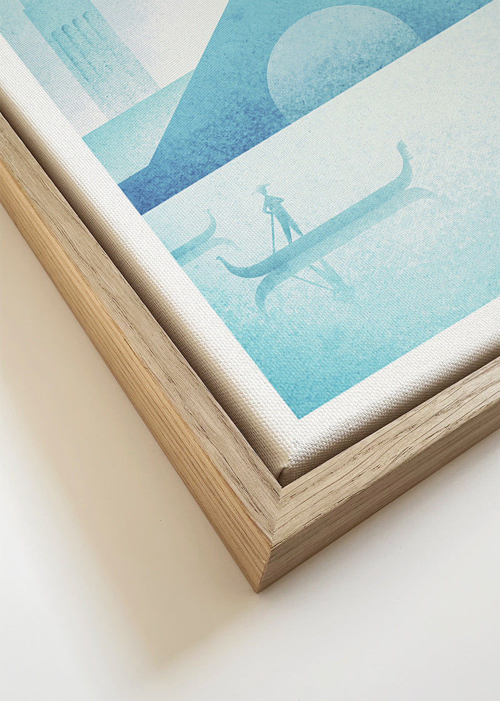Plakat Wenecja ilustracyjny w stylu vintage