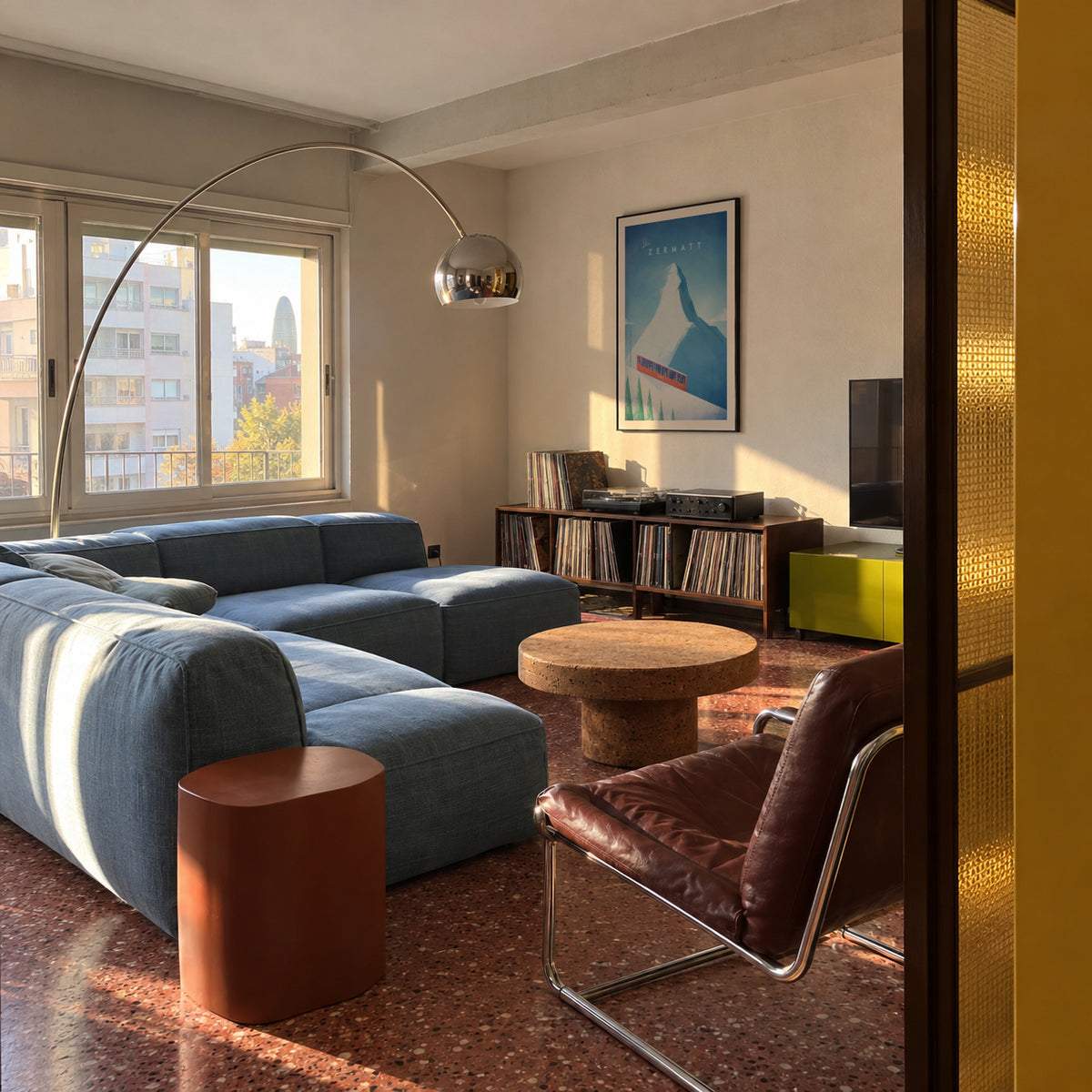 Zermatt - Framed poster in an interior