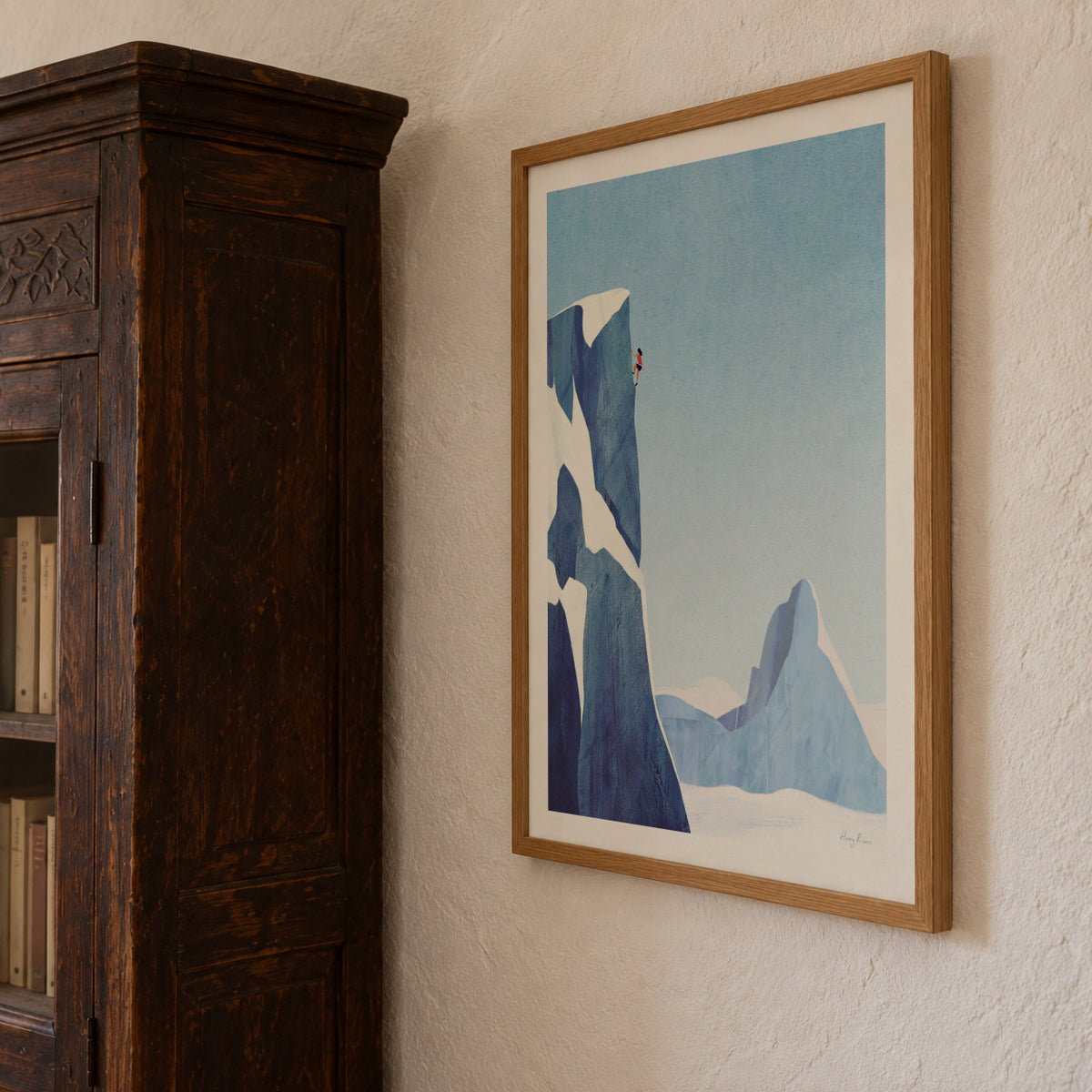 Mountain climbing adventure - Framed poster detail