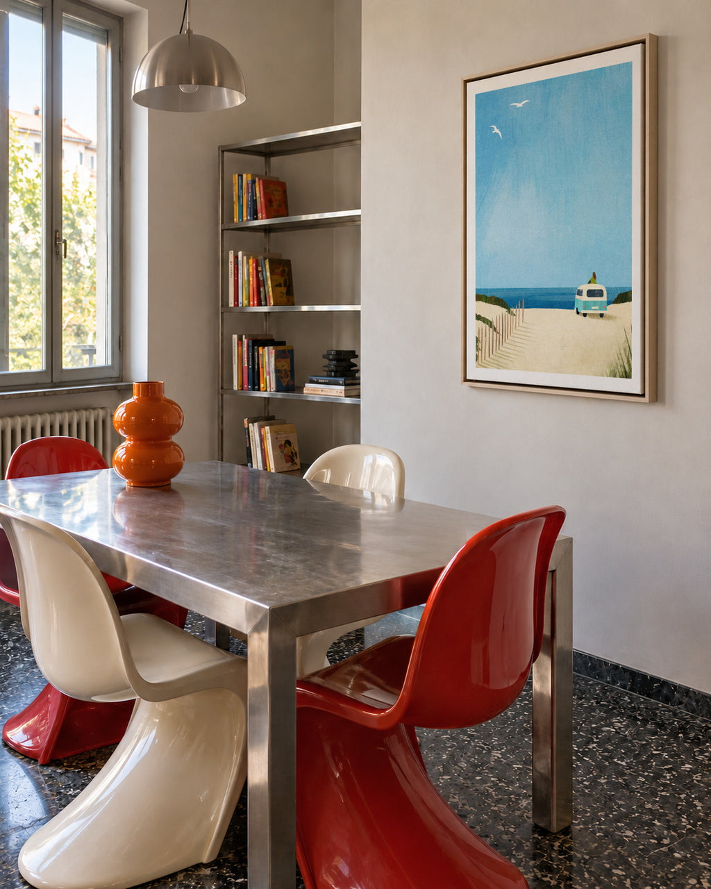 Van life - ocean view - Framed canvas in an interior