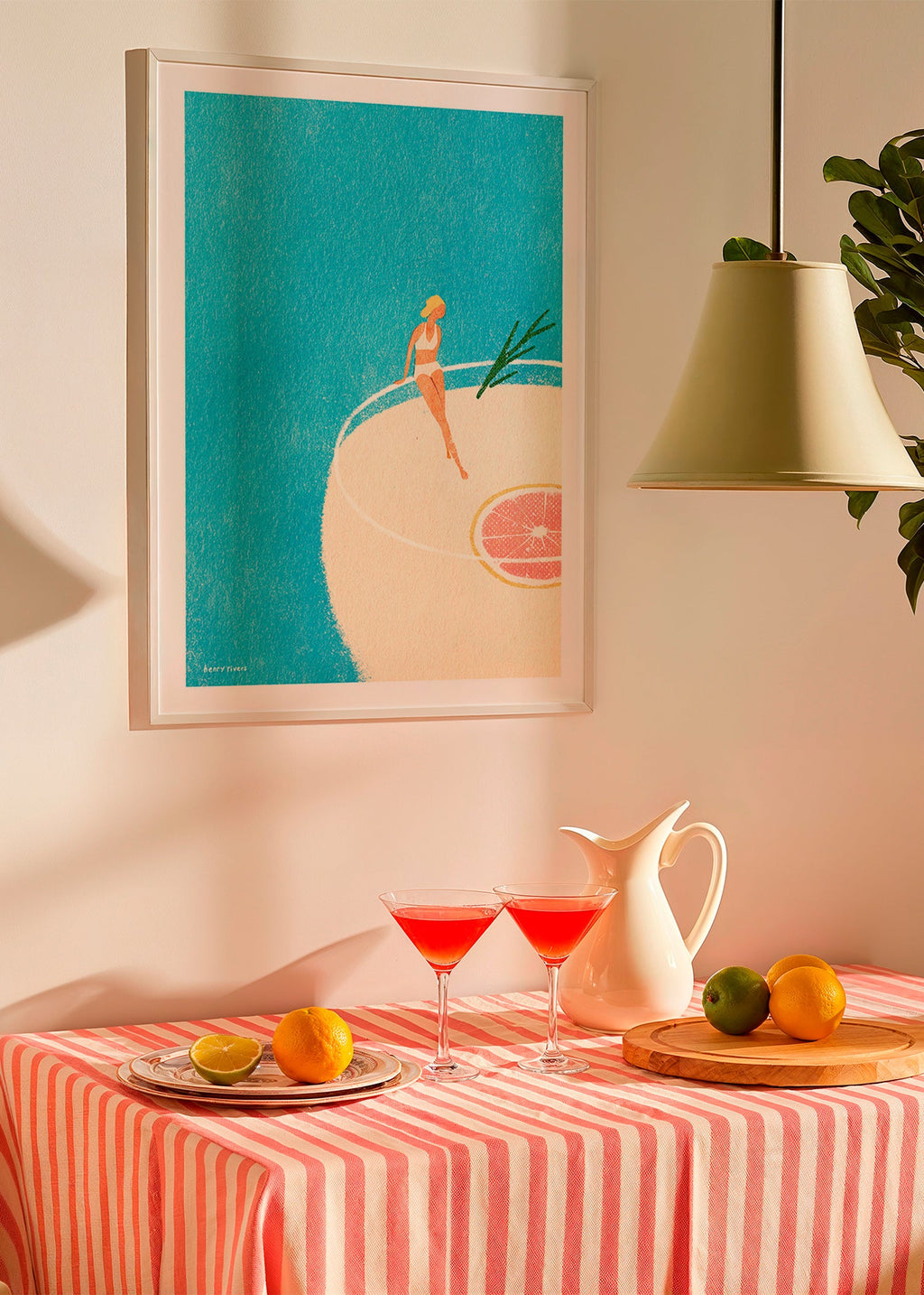 Sztuka do kuchni Gin Tonic ilustracja z postacią – Product2