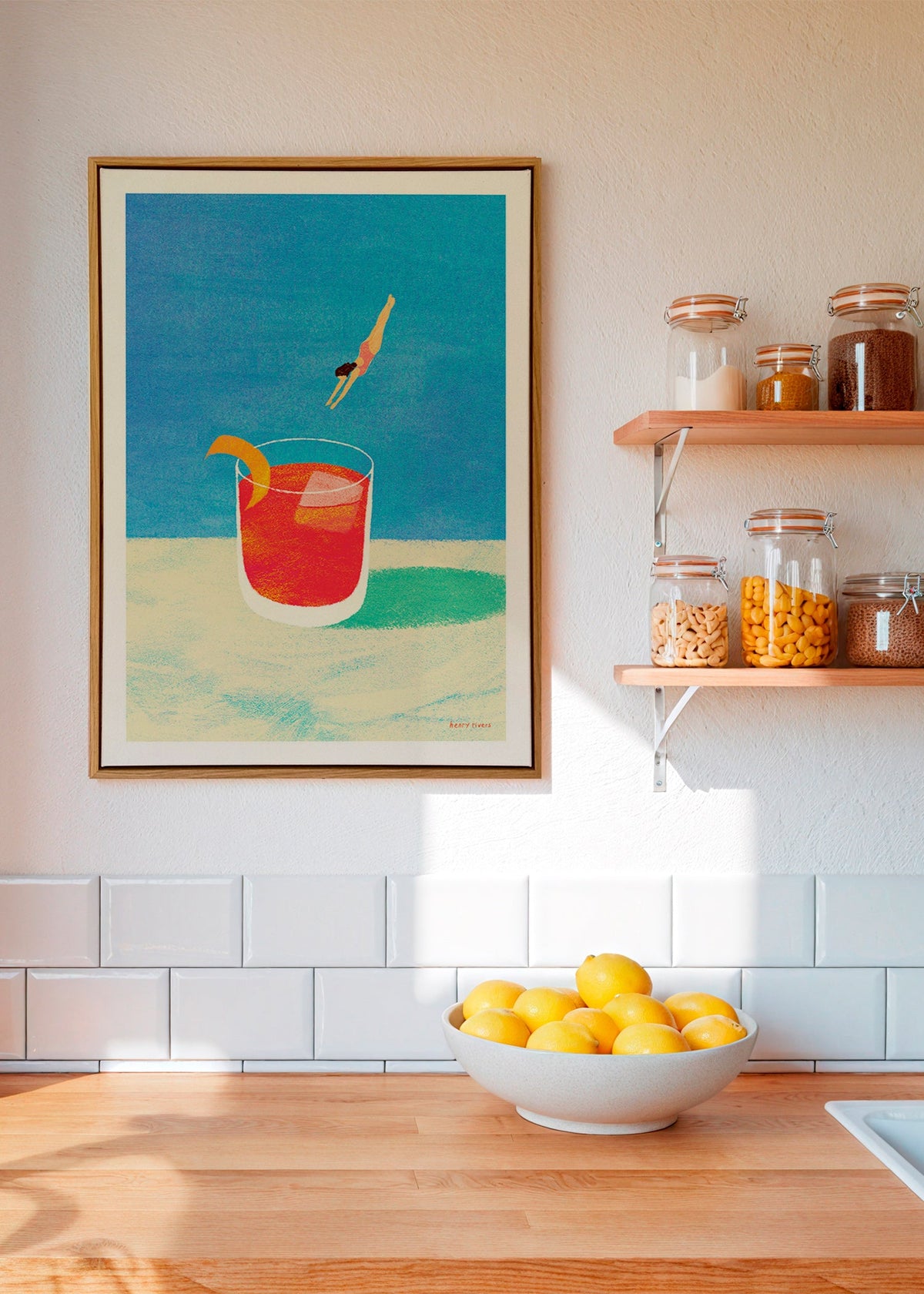 Sztuka do kuchni Negroni z nurkiem – Canvas2