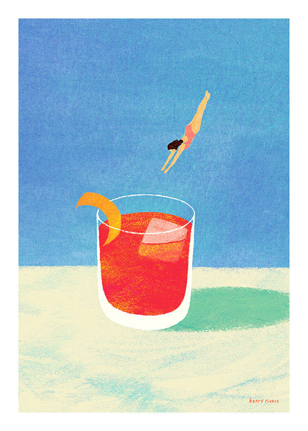 Sztuka do kuchni Negroni z nurkiem