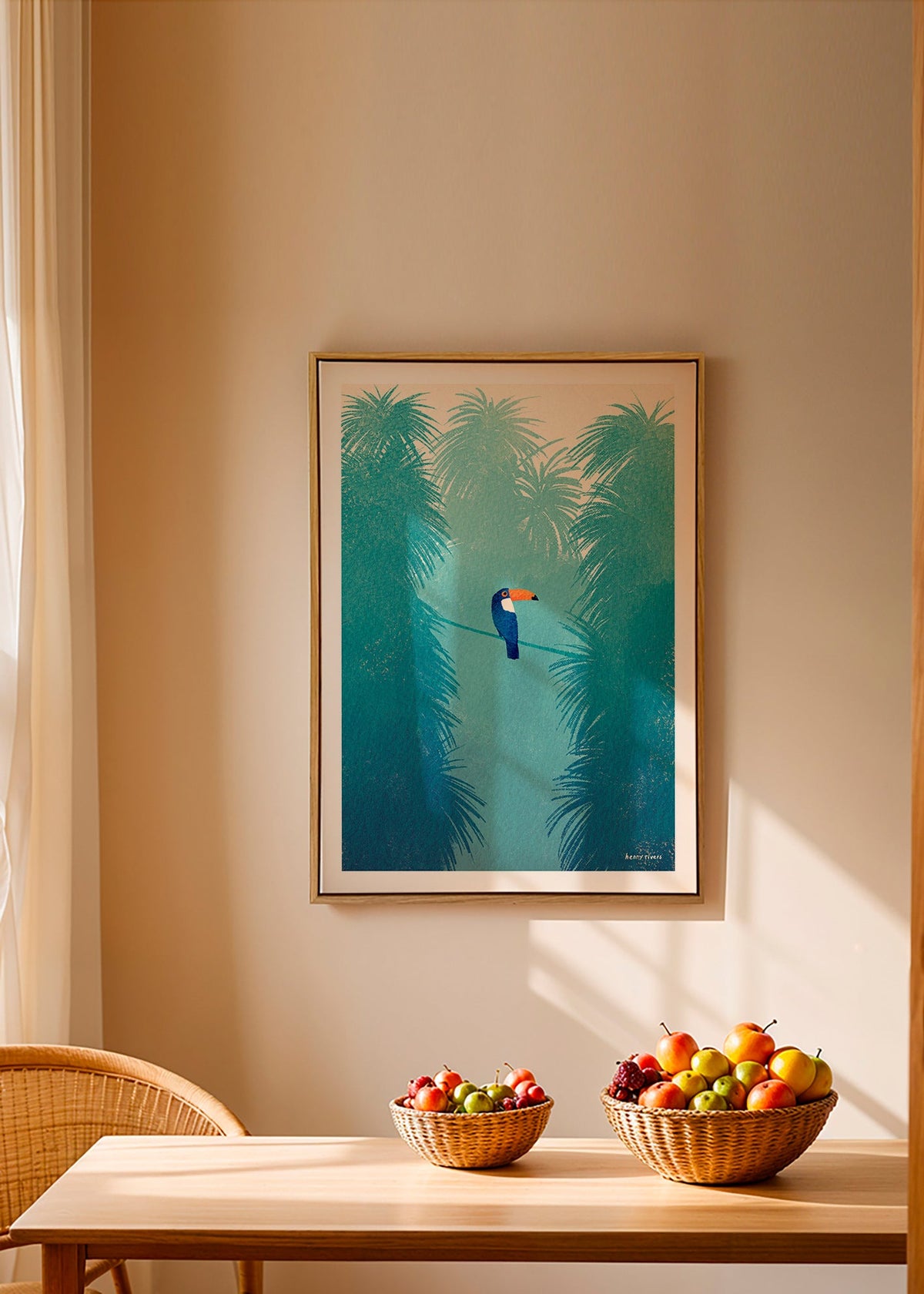 Tukan na tropicznej gałęzi obraz – Canvas2