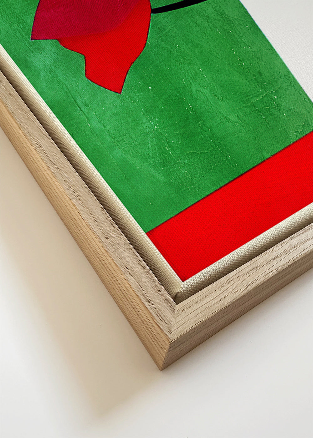 Plakat botaniczny z czerwonymi makami