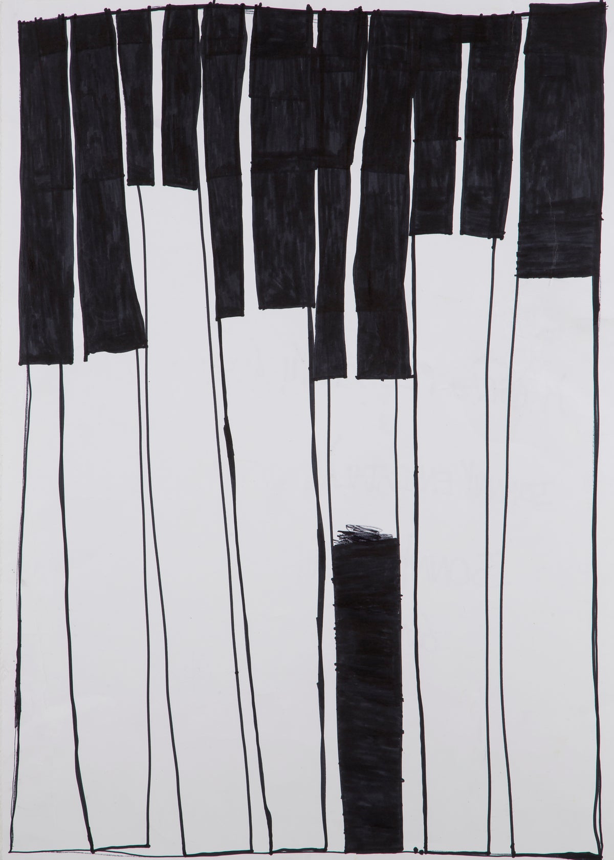 Notes llargues del piano - Pol Martínez - Unframed art print