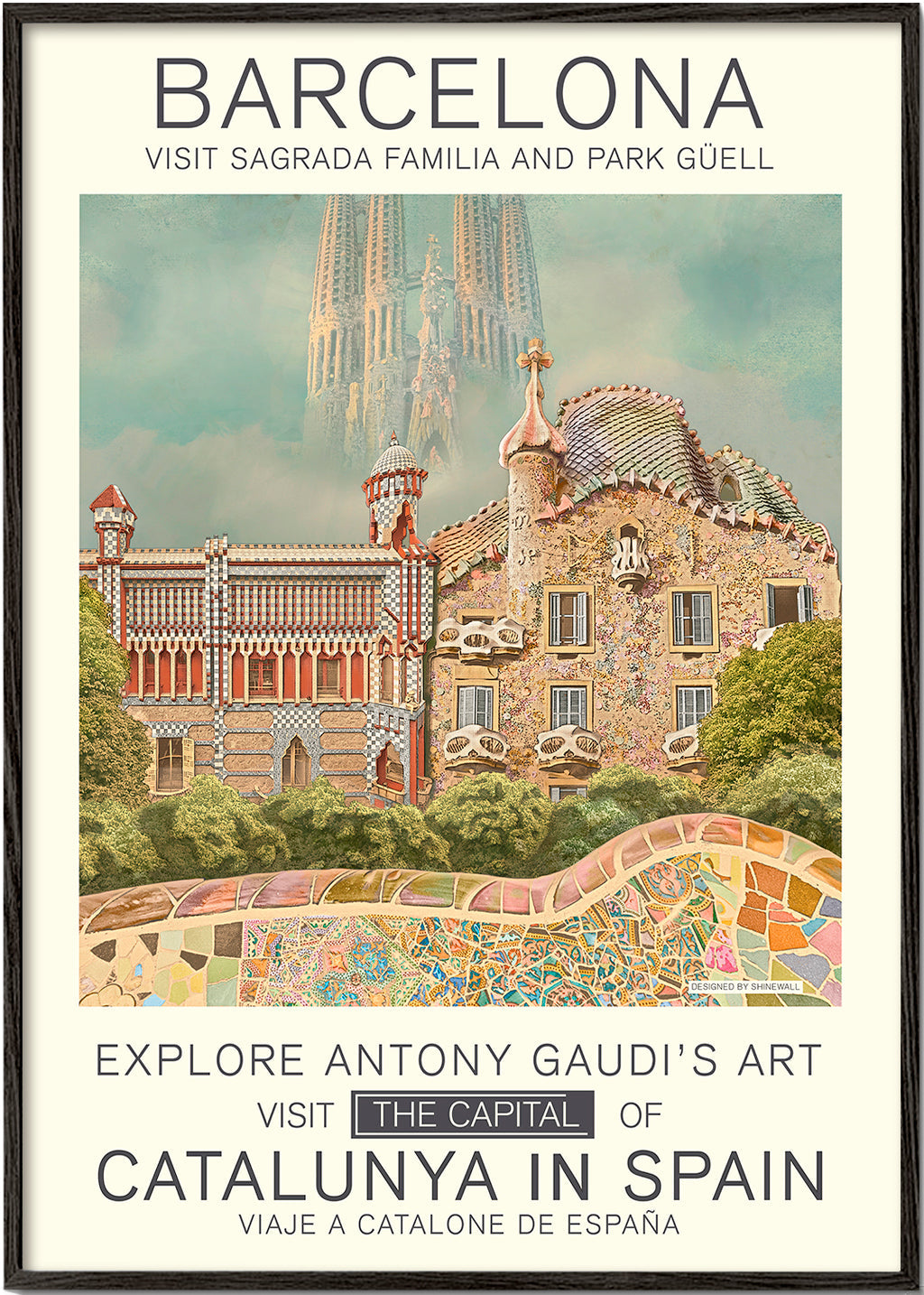 Barcelona print
