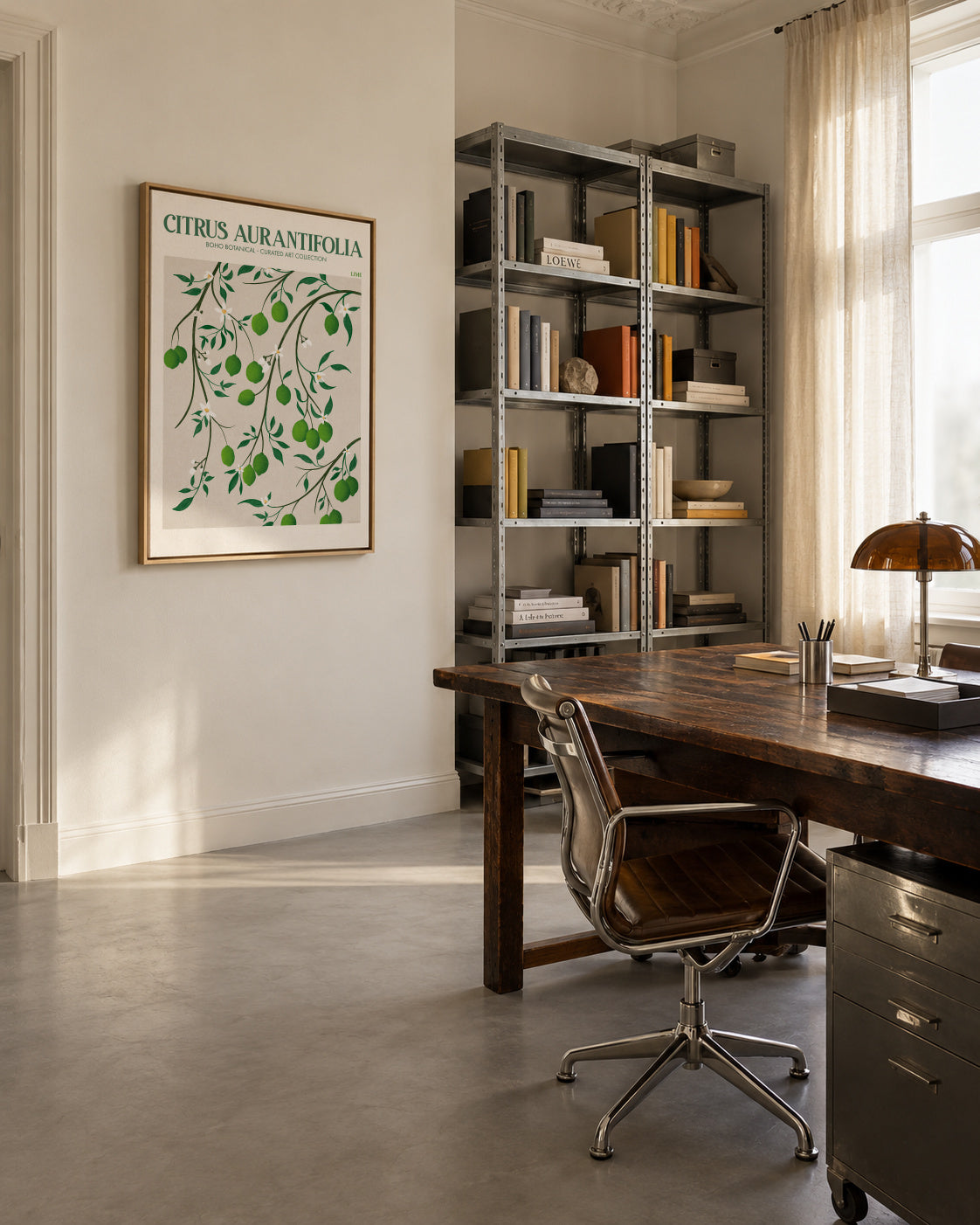 Ratio 4x5 Print By Bohonewart Copy 3 - Framed canvas in an interior