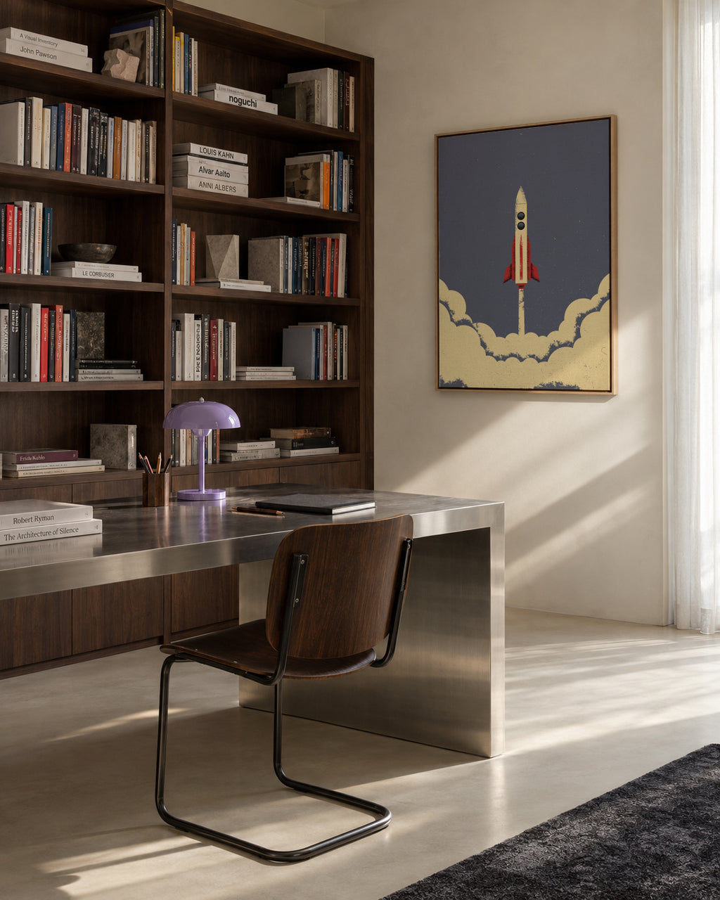 Rocket - Framed canvas in an interior