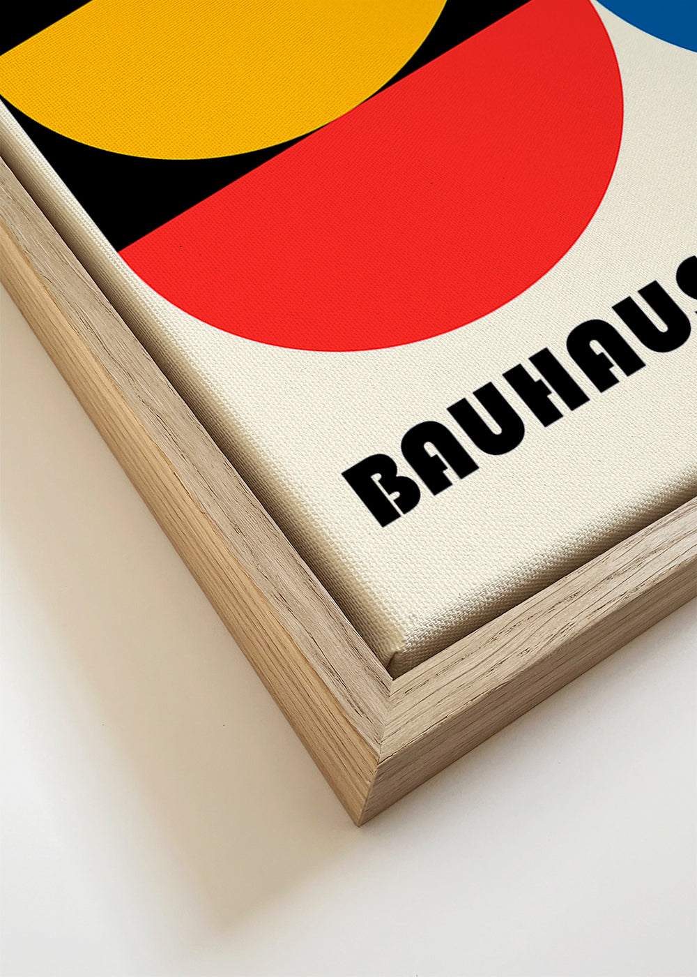 Plakat geometryczny Bauhaus 1923 kształty podstawowe