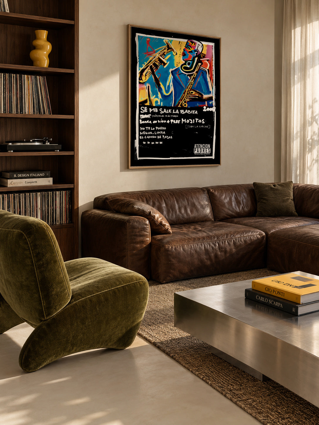 Se Me Sale - Framed canvas in an interior