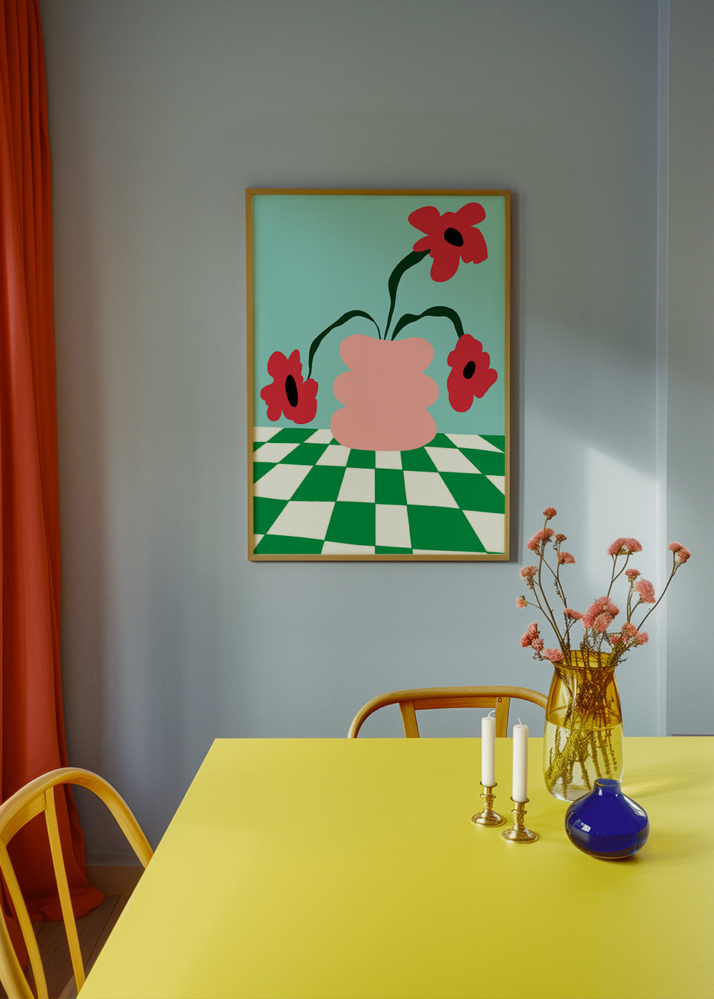 Bold Clay Florals