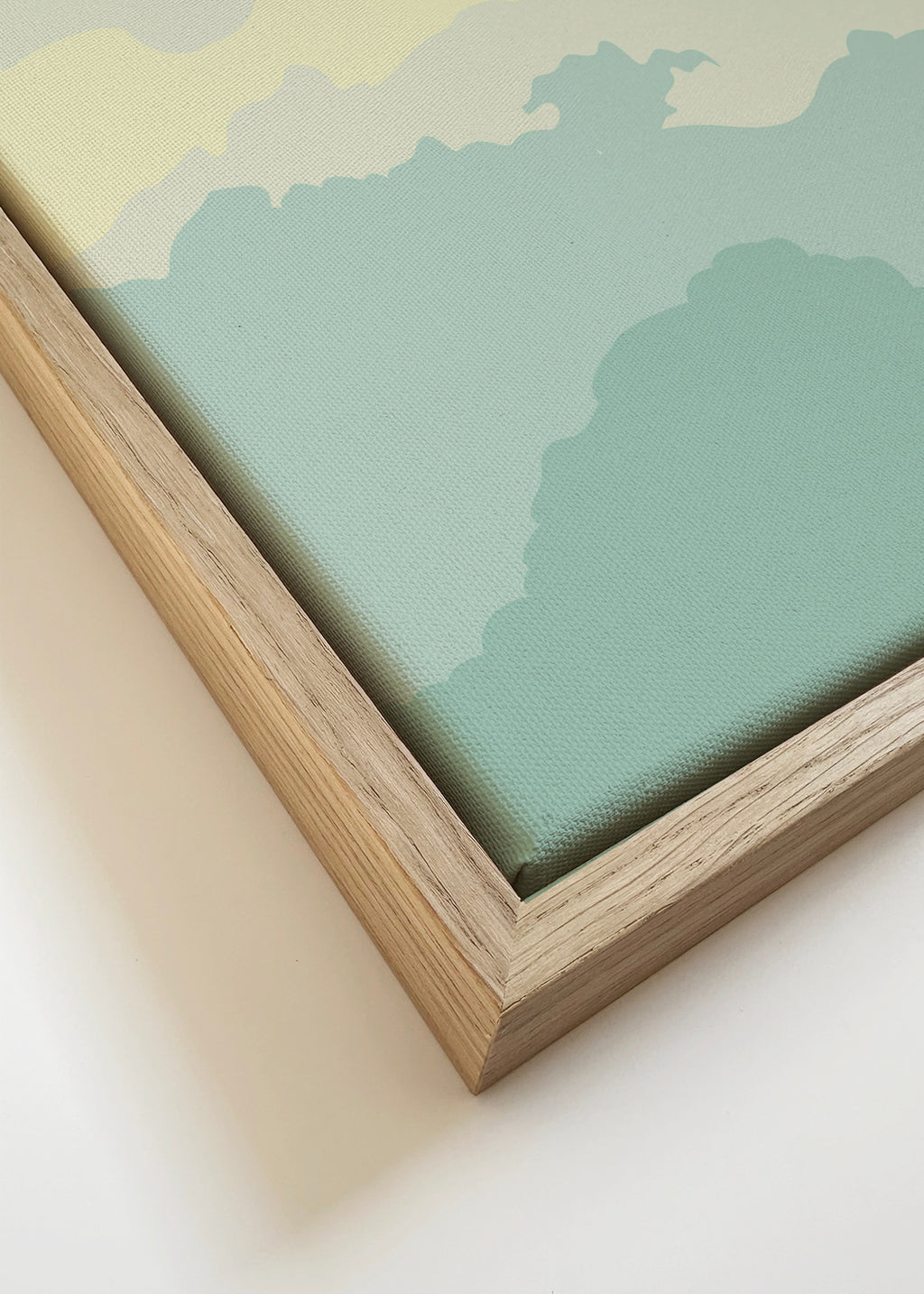 New York Flatiron Building - Framed canvas detail