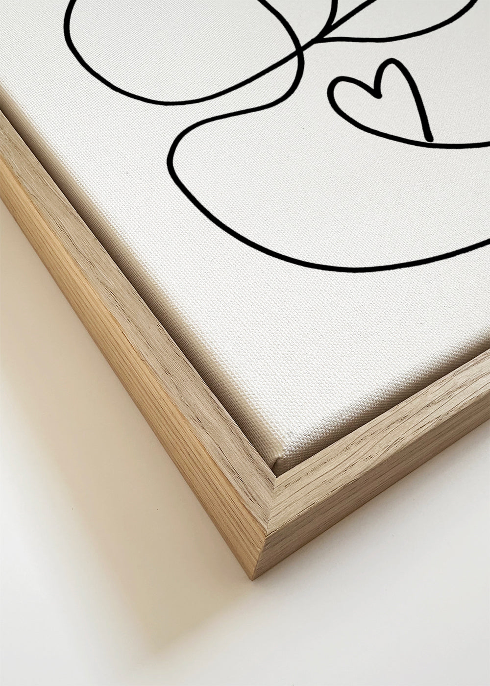 Ilustracja liniowa twarzy z pomarańczą