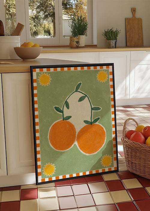 Lush duo 5 - Framed poster in an interior