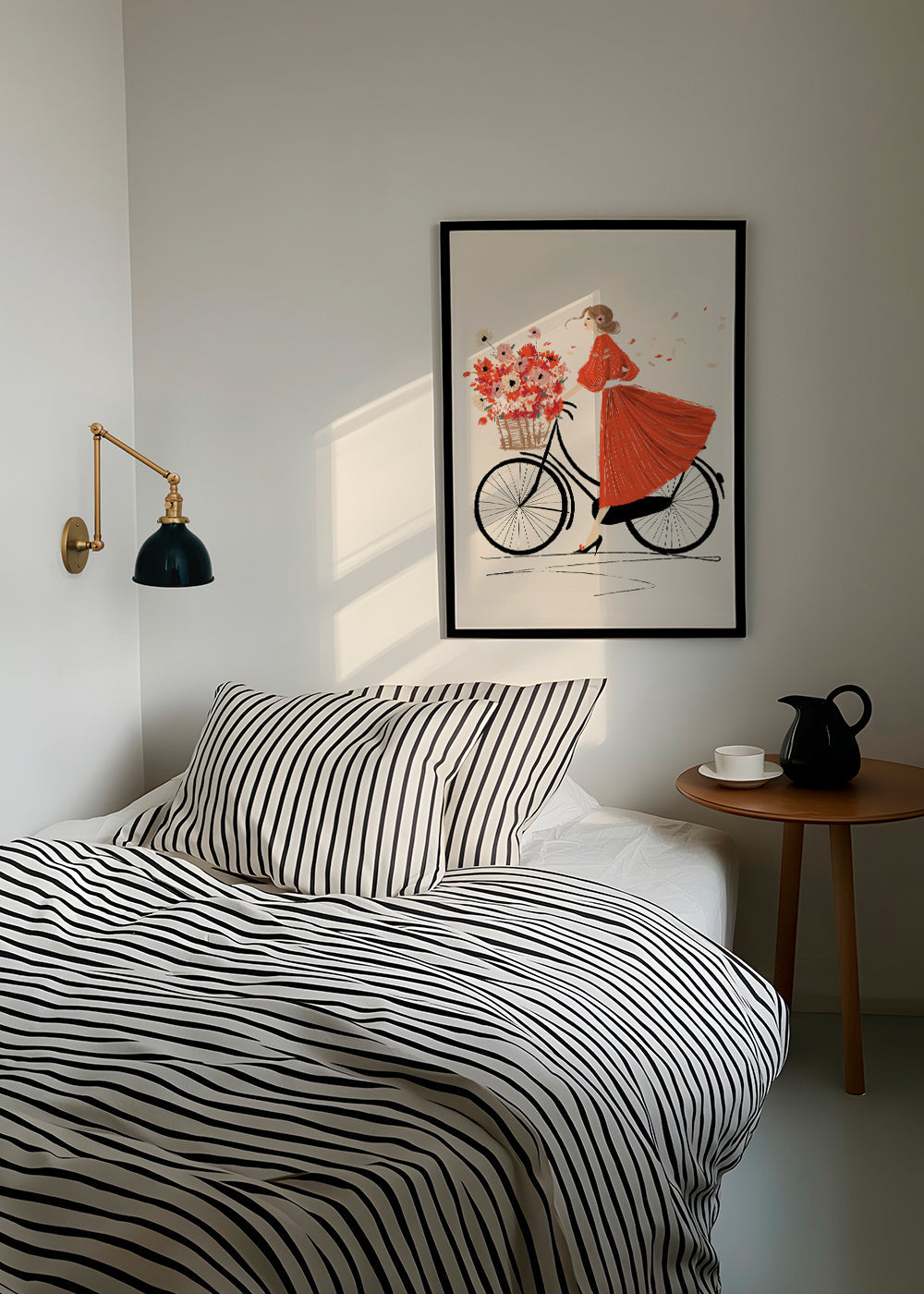 À bicyclette