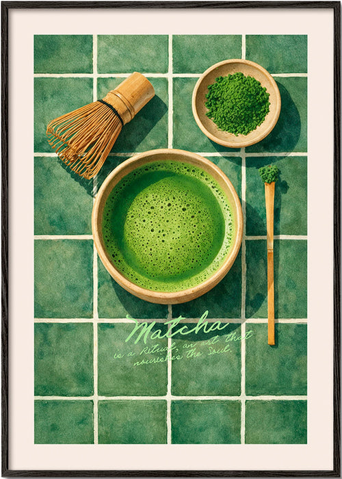 Sztuka do kuchni: Matcha i przybory