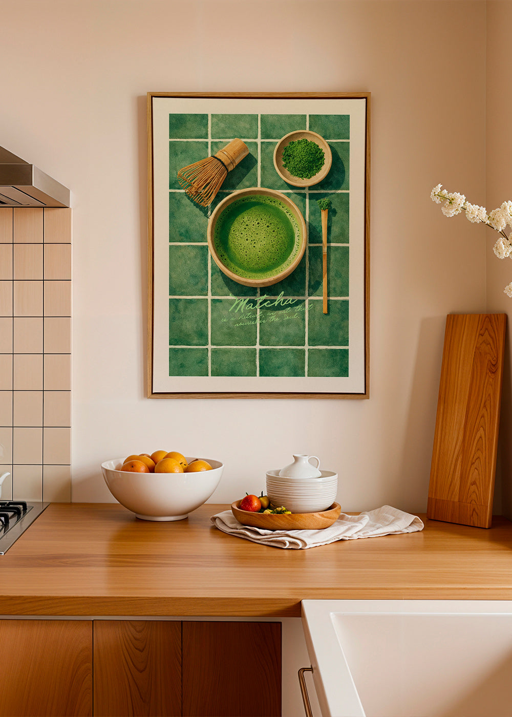 Sztuka do kuchni: Matcha i przybory