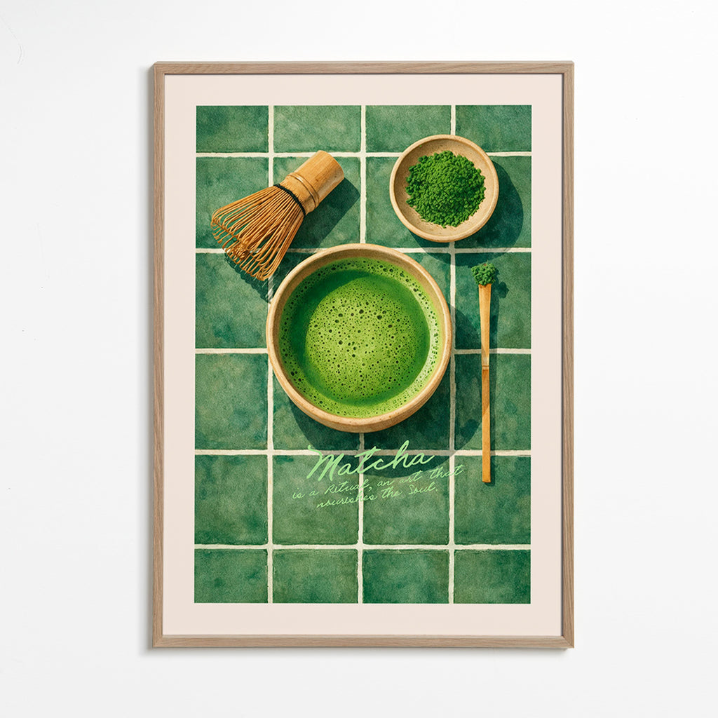 Sztuka do kuchni: Matcha i przybory