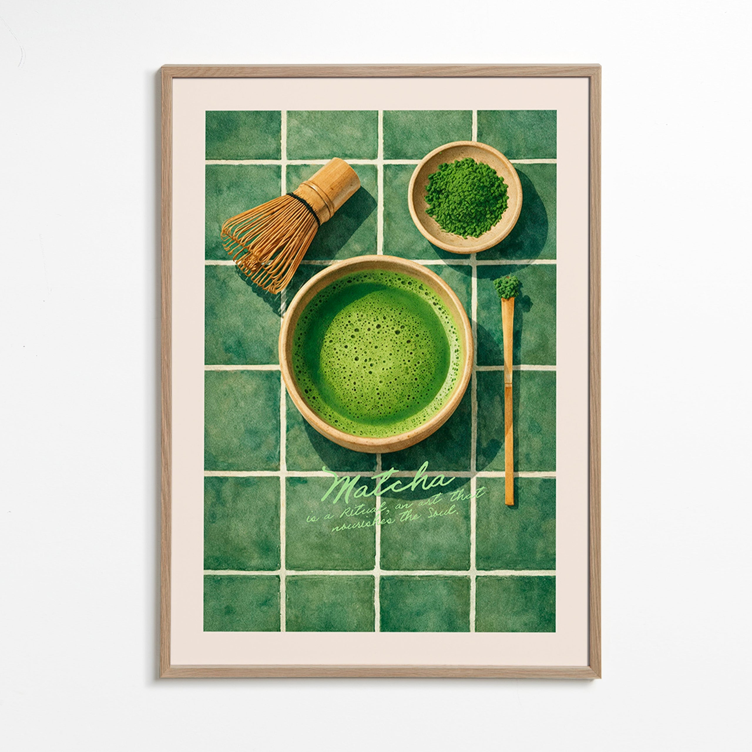 Sztuka do kuchni: Matcha i przybory