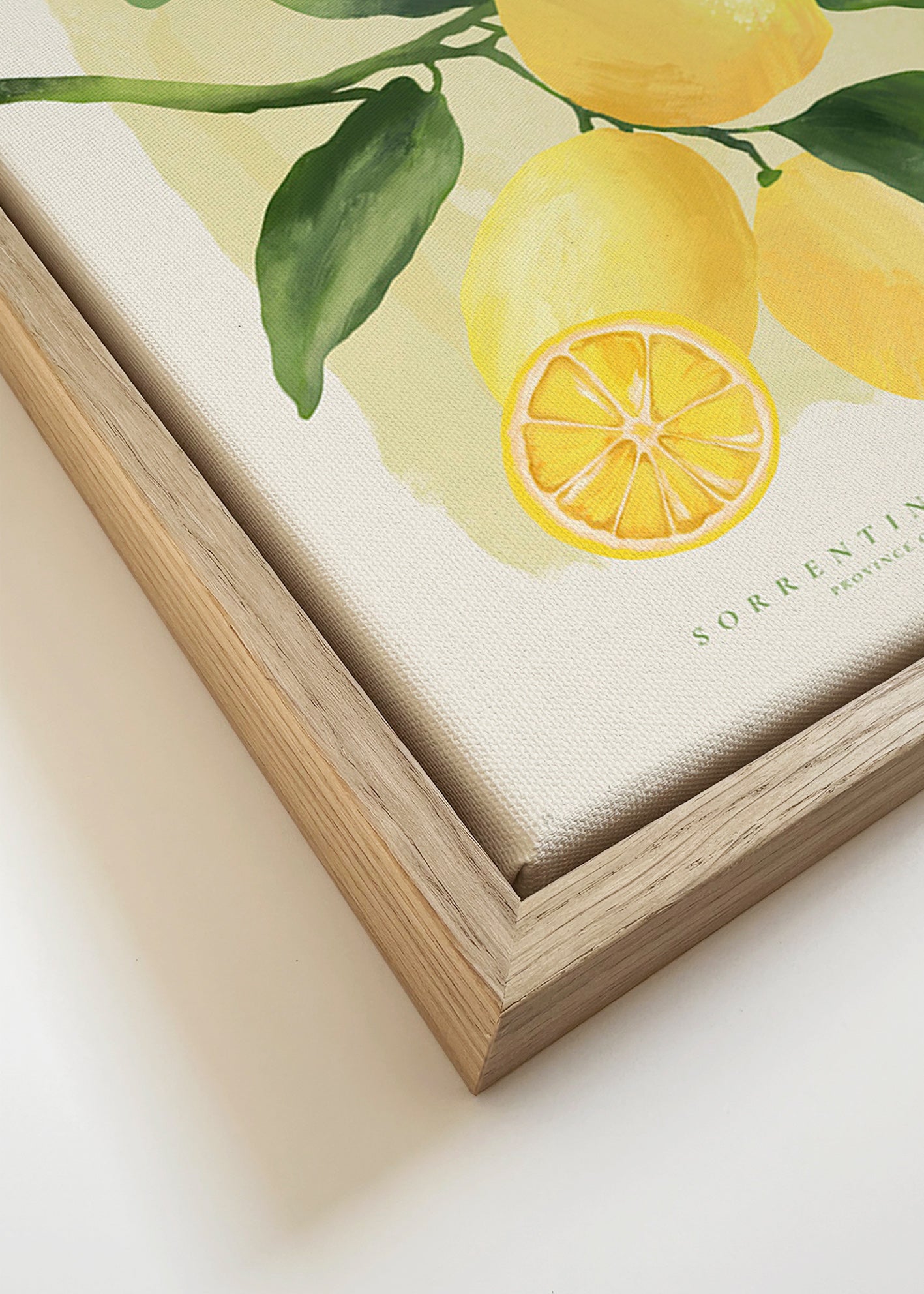 Botaniczny plakat Amalfi z cytrynami