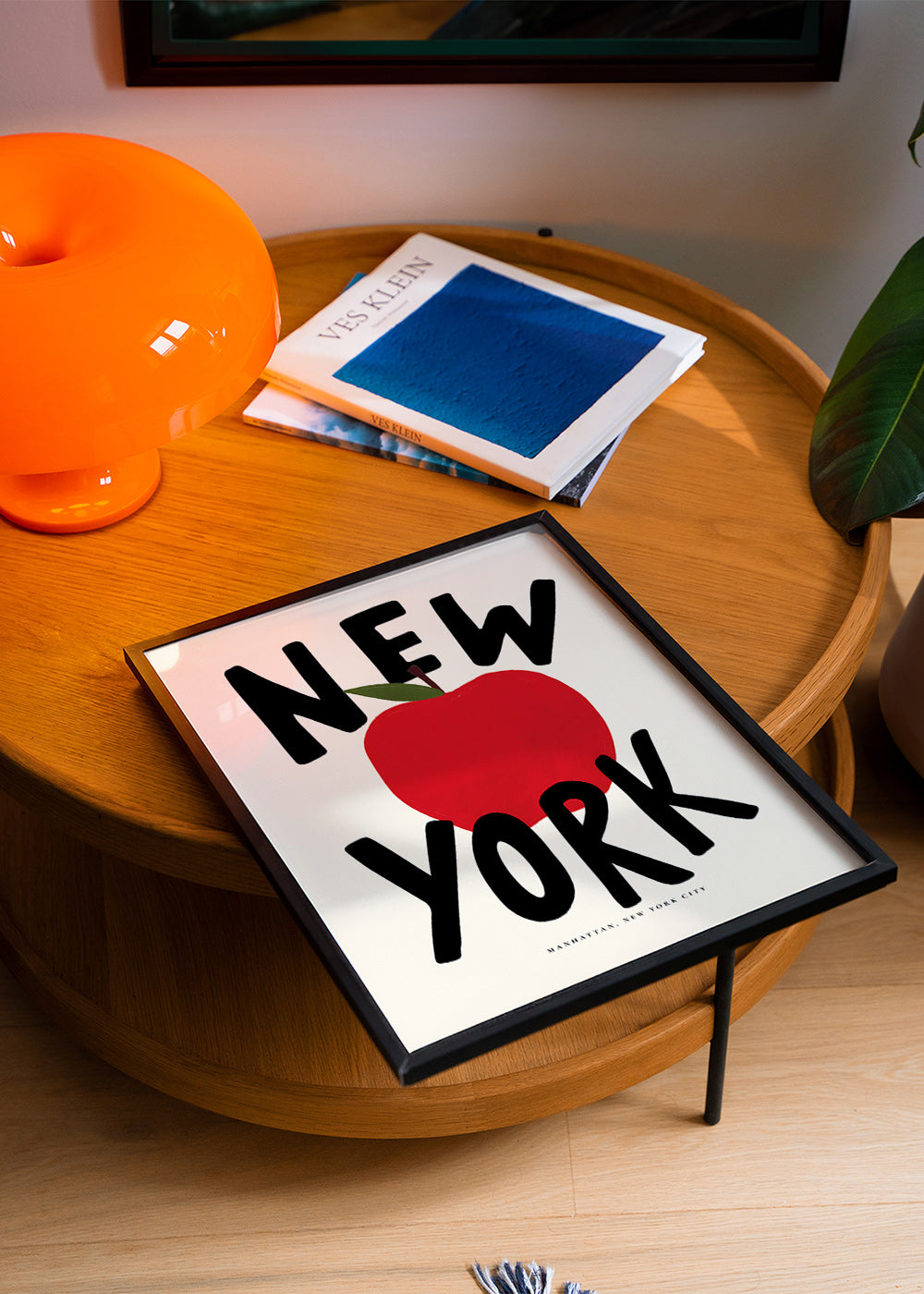 Sztuka do kuchni New York czerwone jabłko