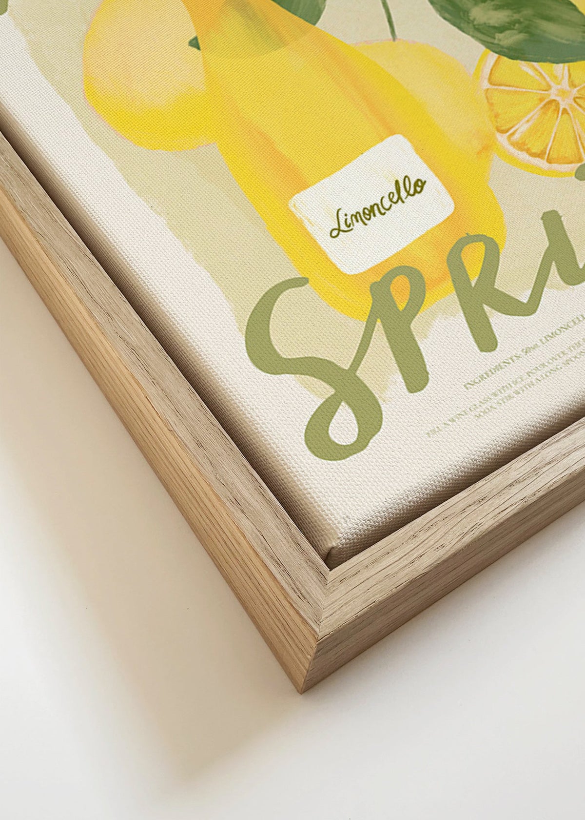 Sztuka do kuchni Limoncello Spritz ilustracja