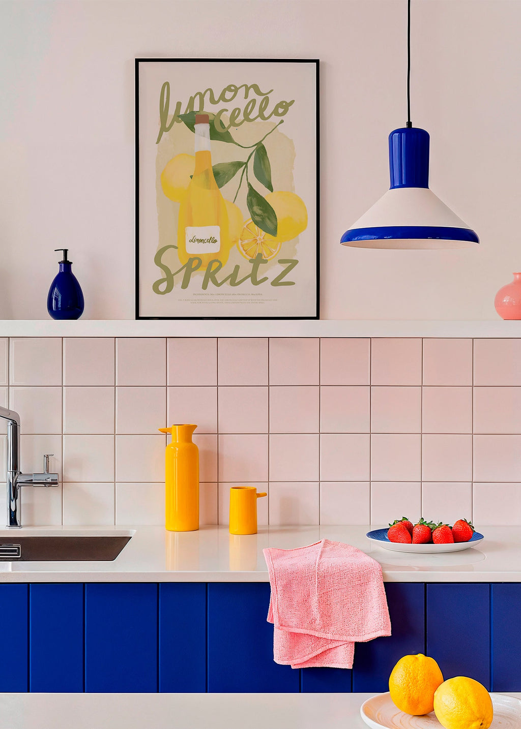Sztuka do kuchni Limoncello Spritz ilustracja