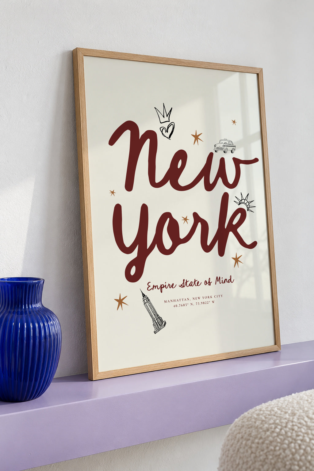 Empire State of Mind - Framed poster detail