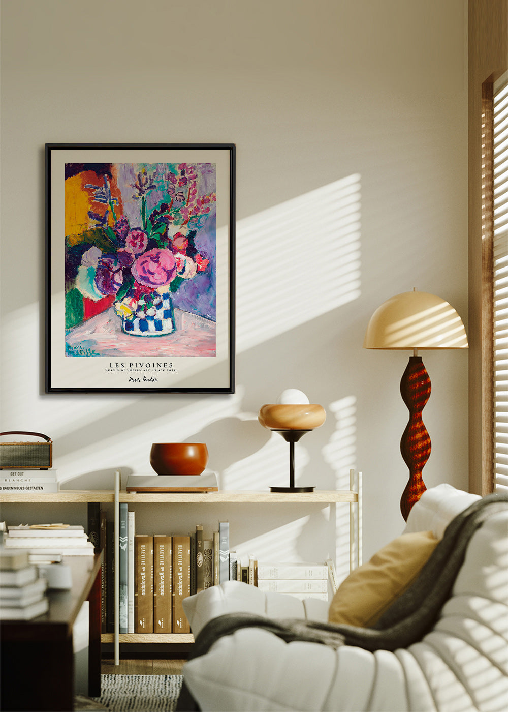Plakat botaniczny kolorowy bukiet