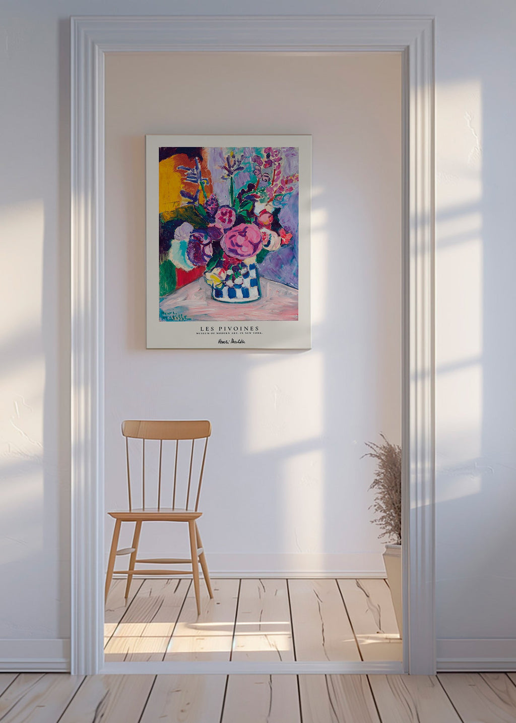 Plakat botaniczny kolorowy bukiet