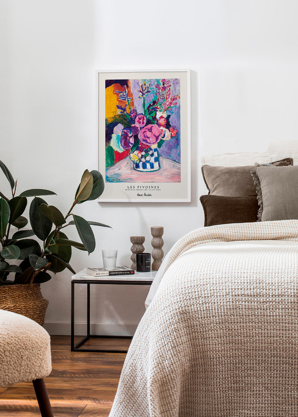Plakat botaniczny kolorowy bukiet