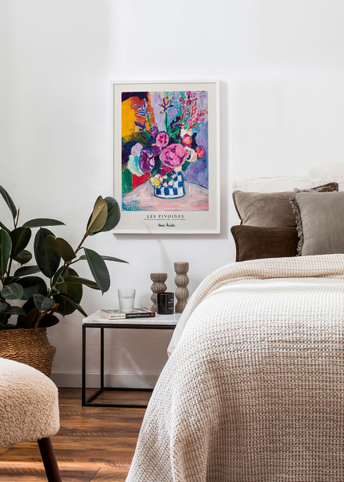 Plakat botaniczny kolorowy bukiet