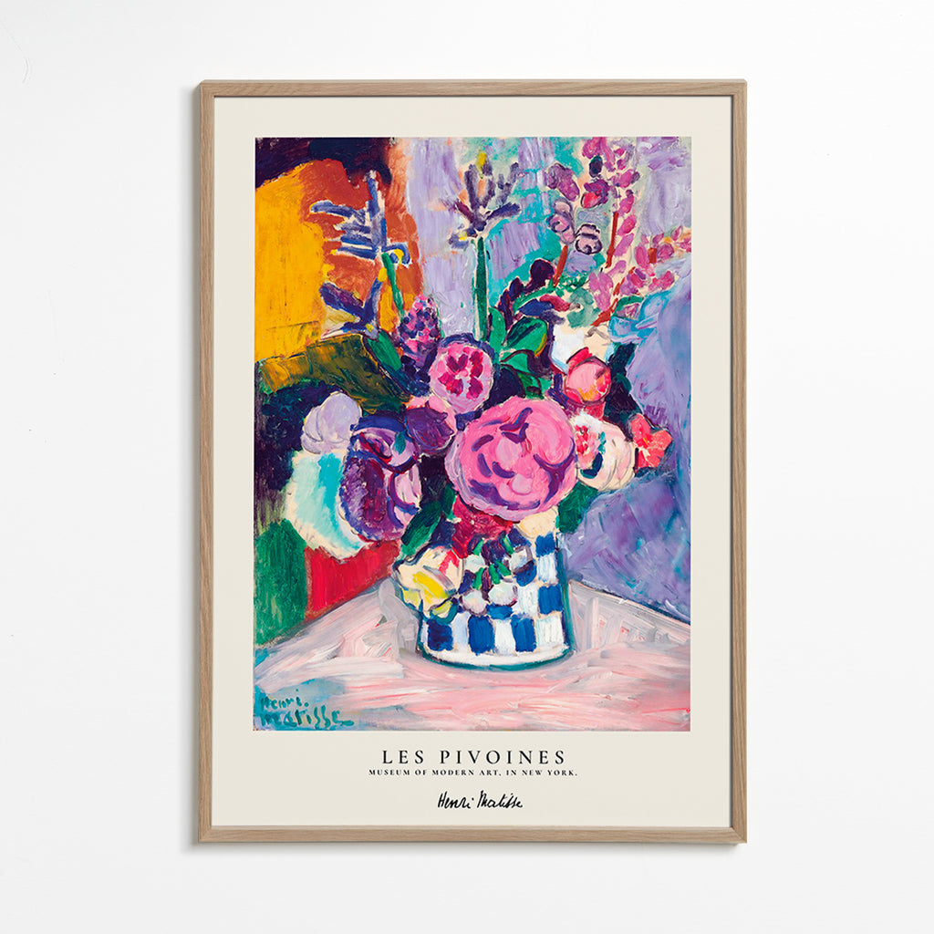 Plakat botaniczny kolorowy bukiet