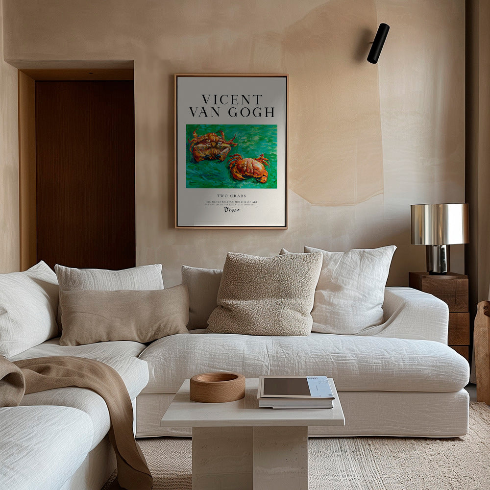Two Crabs Van Gogha — Kraby na zielonym tle