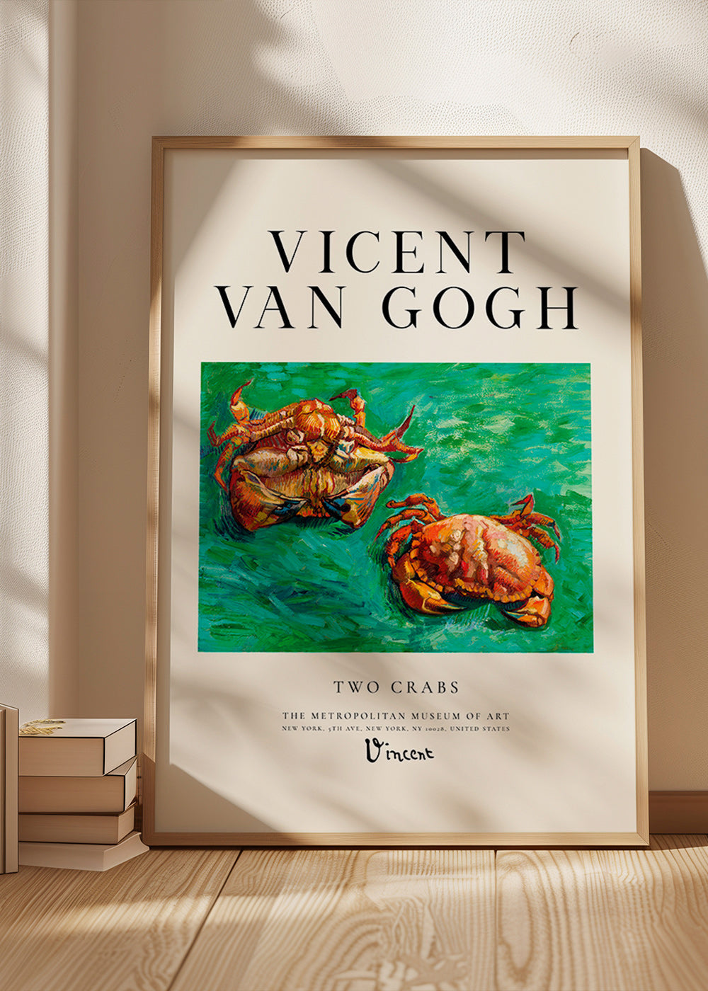 Two Crabs Van Gogha — Kraby na zielonym tle