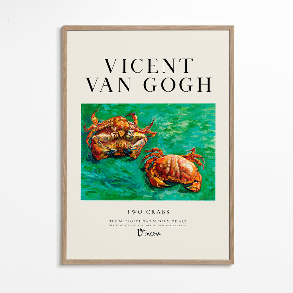 Two Crabs Van Gogha — Kraby na zielonym tle