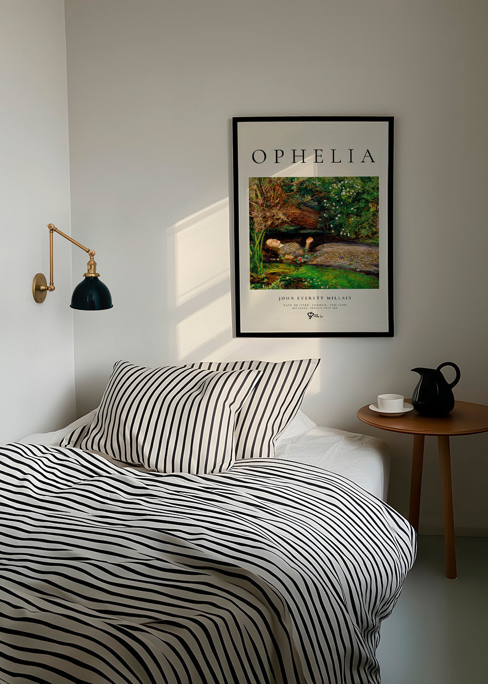 Plakat botaniczny Ophelia przy strumieniu