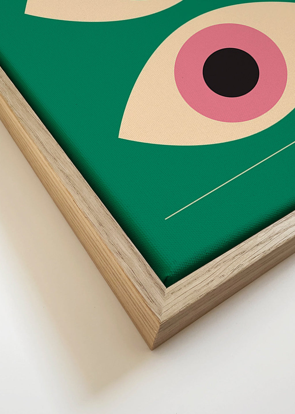 Plakat geometryczny Bauhaus podwójne oczy