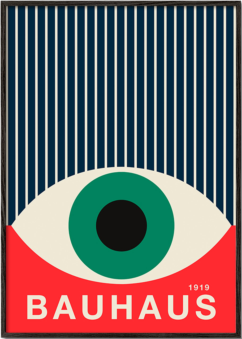 Ilustracja Bauhaus oko