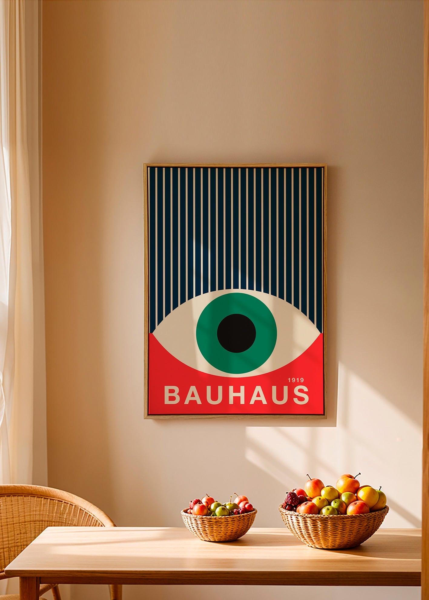 Ilustracja Bauhaus oko