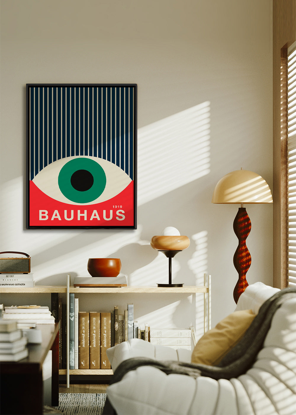 Ilustracja Bauhaus oko