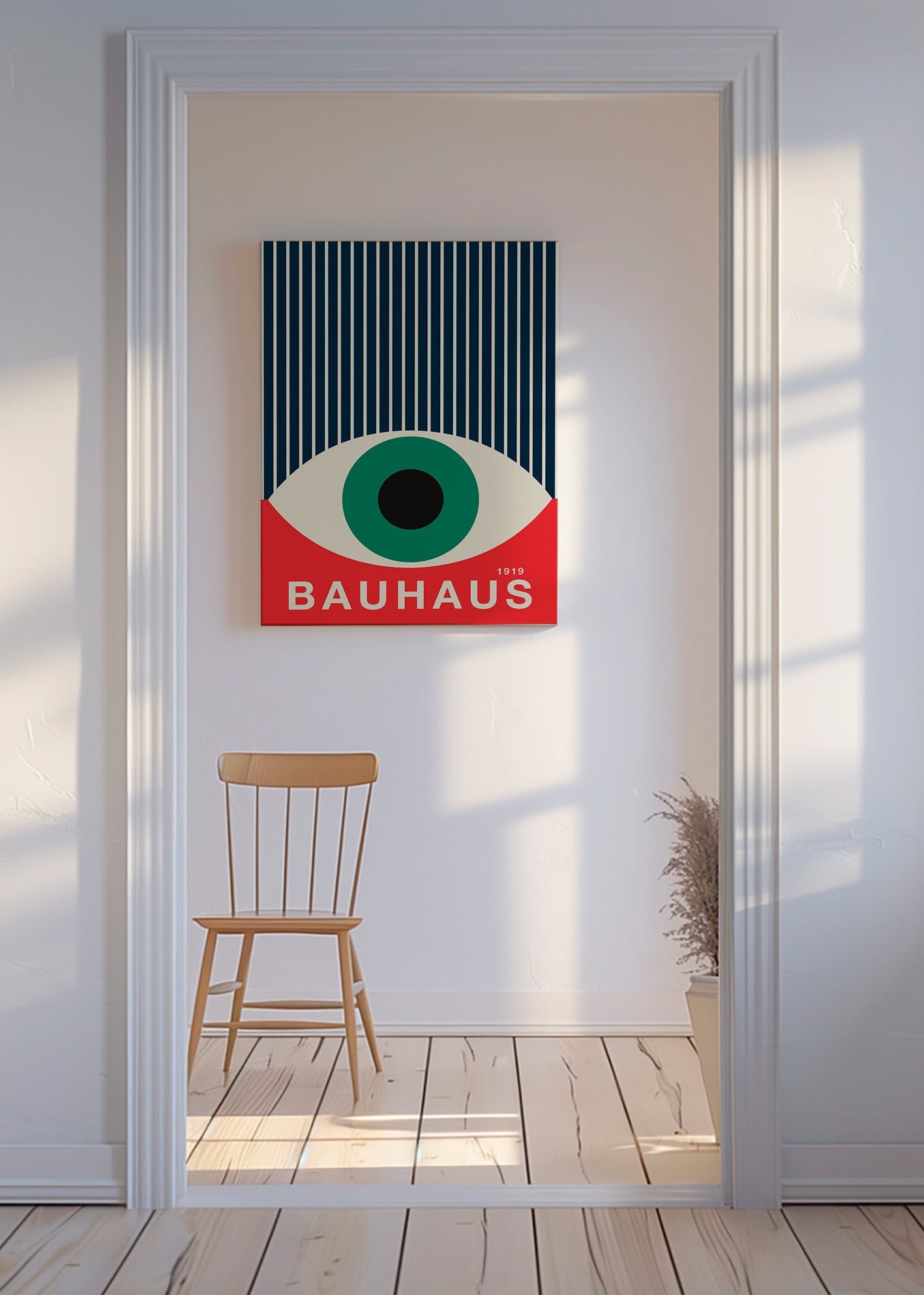 Ilustracja Bauhaus oko