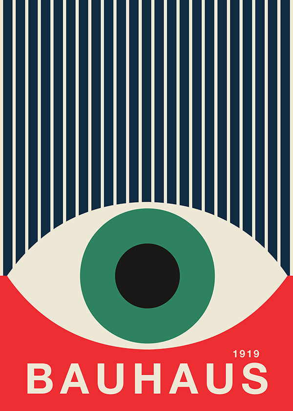 Ilustracja Bauhaus oko