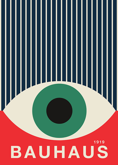Ilustracja Bauhaus oko