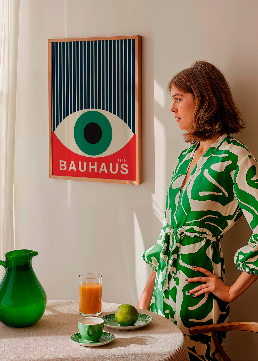 Ilustracja Bauhaus oko