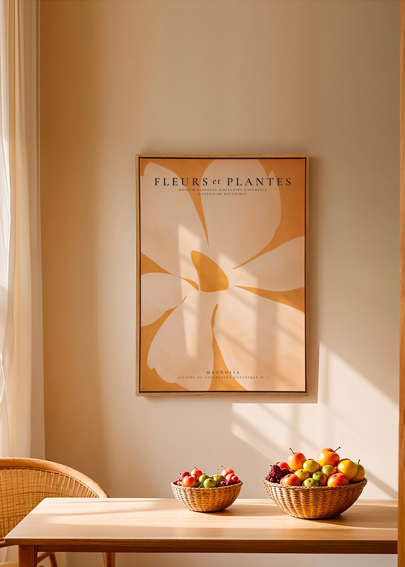 Plakat botaniczny Magnolia duży format